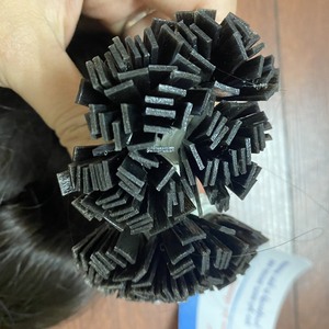 100% Extensions de cheveux vietnamiens à pointe plate de luxe sans enchevêtrement, cheveux en soie le meilleur fournisseur coloré Vietnam Factory - Product Image 5