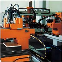 Chaîne porte-câbles flexible économique basse tension 300V en nylon PA66 de type pont pour CNC