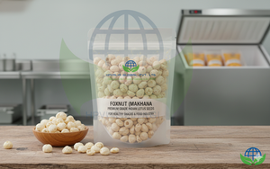 Graines de lotus (Makhana) Premium Fox Nut sans gluten, super-aliment, collation santé et bien-être, séchées, faible humidité, brutes, grillées, qualité export - Product Image 5