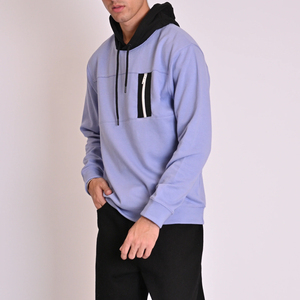 Ropa de calle de algodón con GSM Hombres Sudaderas con cremallera de gran tamaño Material personalizado Vintage Hombres Sudadera con capucha Hecho en servicio OEM personalizado - Product Image 4