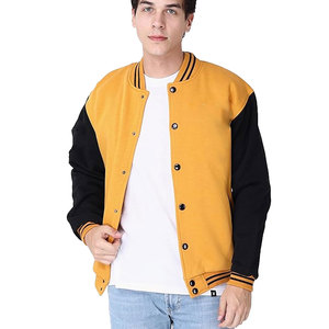 Oem Service <b>Wool</b> Versity Jacket For Man Customized Quick Dry Man Jackets Breathable Plus Size Versity Men's Jackets For Adults - Product Image 1