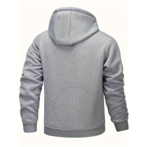 American Street Men's Hoodies algodón peso pesado boxy fit HOODIE Últimas sudaderas con capucha para hombres diseño color sólido con capucha deportes - Product Image 2
