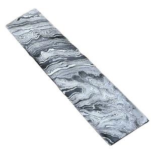 Damascus thép phôi thép thanh dao trống làm lưỡi với gỗ xử lý OEM tùy biến - Product Image 1