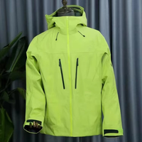 Haute qualité hiver extérieur monocouche coupe-vent à capuche respirant imperméable alpinisme veste imperméable costume