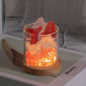 Lampes au sel de l'Himalaya de forme géométrique Touche de la nature pour votre maison - Product Image 6