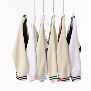 ผู้ผลิตเสื้อผ้า ผ้าโพลีเอสเตอร์ผสมฝ้าย 380 กรัม สไตล์ใหม่ แฟชั่นเสื้อแจ็คเก็ตเบสบอล ฤดูใบไม้ผลิและฤดูใบไม้ร่วง ปี 2025 - Product Image 4