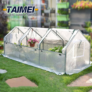 Tissu de maille de feuille de PVC transparent imperméable blanc tissu de bâche de PVC <span class=keywords><strong>pour</strong></span> la bâche d'agriculture de jardin de <span class=keywords><strong>serre</strong></span> - Product Image 6