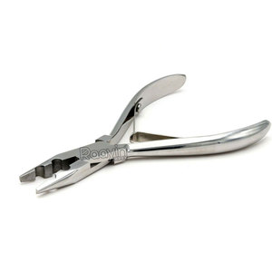 Kit professionnel de pinces pour extensions de cheveux à micro-anneaux, aiguille à perler et crochet de tirage en acier inoxydable de qualité chirurgicale - Product Image 2