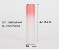 Atomiseur de parfum rotatif en ABS dégradé de 8 ml avec impression de logo personnalisé, flacon pulvérisateur rétractable portable à deux étages
