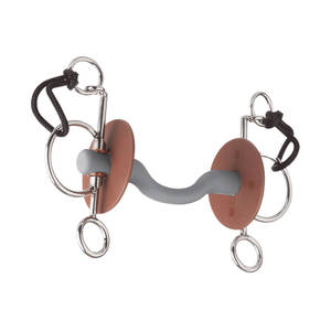 Bocado Pelham de lengüeta dura y vástago largo, de acero inoxidable, para entrenamiento ecuestre y equipo de control de equitación - Product Image 5