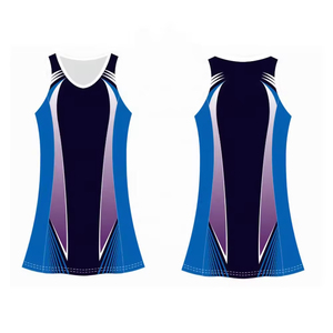 Robe de netball en polyester de haute qualité pour adultes, vêtements de sport respirants, design haut de gamme, uniforme de netball pour femmes - Product Image 3