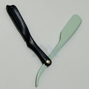 Navaja de Afeitar Profesional Estilo Pinch, Mango Plegable de Plástico, Cuchilla de Afeitar de un Solo Filo para Hombres - Product Image 4