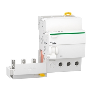 Per interruttori automatici scatolati SCHNEIDER ELECTRIC A9Q14340 Vigi IC60 3P 40A 300mA AC con blocco aggiuntivo per protezione differenziale contro le dispersioni a terra - Product Image 1