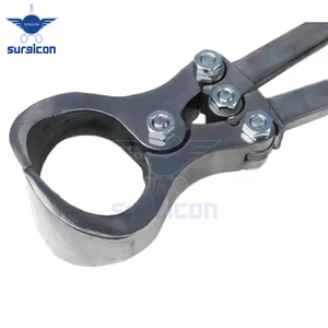 Alicates de castración con mango negro sin sangre de acero inoxidable al por mayor, abrazadera manual para equipo de castración de cabra y oveja - Product Image 2