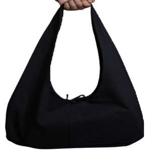 Bolsa de lona de algodón orgánico ecológico, logotipo personalizado impreso, diseño único, fácil manejo, algodón reciclado, letra reutilizable - Product Image 3