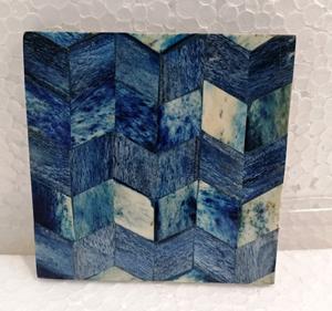 Custom Material Coaster Set Classic Style <b>round</b> Stone Pads for Kitchen Made in India - Product Image 4