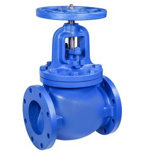 Fonte résistante à la corrosion de la vanne sphérique PN16 DN40 à bride pour l'industrie chimique - Product Image 1