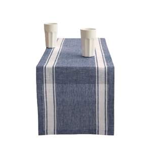 Chemins de table en lin subtils avec broderie monochrome, parfaits pour une décoration de table sobre dans les maisons - Product Image 6