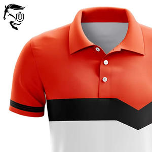 Jersey de manga corta para hombre de alta calidad para polos, diseño personalizado para adultos, ropa de sublimación de patrón sólido - Product Image 4