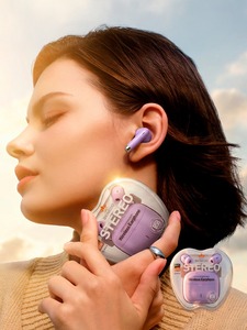 Auricolari Wireless a Conduzione Ossea Stereo Hi-Fi TWS con Display Digitale, Illuminazione RGB, Design a Clip per Orecchio, Custodia di Ricarica Inclusa - Product Image 6