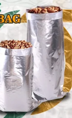 Bolsa de aluminio para envasar alimentos, tipo pouch, para frutos secos, aperitivos, granos, café y almacenamiento a prueba de humedad. - Product Image 2