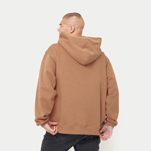 Pull à capuche unisexe en coton mélangé Heavyweight Basics Sweat-shirt à capuche uni personnalisé OEM fabricant polaire - Product Image 6