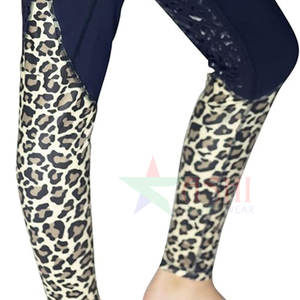 Leggings d'équitation pour femmes avec grip en silicone au niveau du genou, grip complet sur la selle, antidérapant, imperméable, coupe-vent, en spandex/polyester - Product Image 6