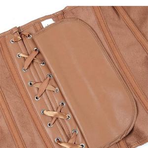 Women Sexy Leather Gothic Over Bust Steel Boned Plus Size Customised <b>Corset</b> Top Women <b>Corset</b> for Winter Wear - Product Image 5