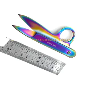 Wholesale High Strength Sharp Yarn Shears U Shape Safety Thread Snips Embroidery Cross Stitch Craft Scissors Yarn Cutter Scissor