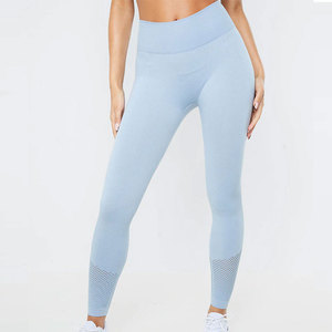 Vêtements de sport d'entraînement pour femmes Active Lifestyle Gym Ensembles de yoga Vêtements d'entraînement pour femmes à la mode côtelée solide - Product Image 4