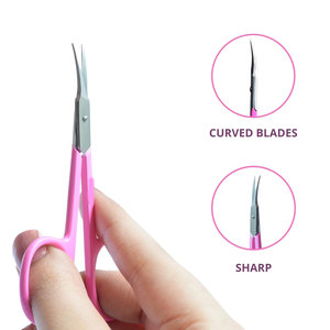 Ciseaux à cuticules incurvés professionnels en acier inoxydable de haute qualité pour le soin des ongles manucure pédicure outil de beauté Durable pointu - Product Image 2