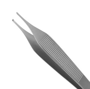 Pinzas Microquirúrgicas Adson de 6 Pulgadas, 1x2, Dientes de Rata, Punta Fina, Rectas, Instrumento Quirúrgico Manual, Aprobado por CE e ISO, Marca Privada OEM - Product Image 2
