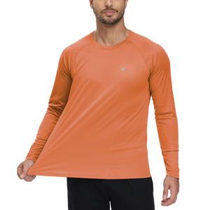 Men Winter UPF 50+ Long Sleeve <b>T</b>-<b>Shirt</b> Rash Guard Breathable Tops Zipper Closure Anti-Bacterial Quick Dry Sport <b>Fishing</b> Hiking - Product Image 1