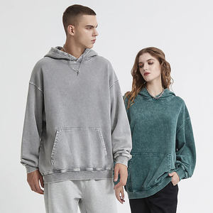 Sudadera con Lavado Ácido de Bangladesh, Ropa de Invierno, Logotipo Personalizado OEM, Algodón Hilado en Anillo de 320 GSM, Corte Holgado, Suministro al por Mayor, Poliéster/Algodón - Product Image 3