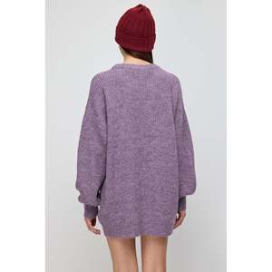 Women's Premium Vintage Knitwear Oversize <b>Sweater</b> Merino Wool Breathable <b>Cable</b> <b>Knit</b> Casual for Autumn Winter Front Included - Product Image 5