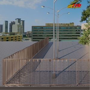 Custom Wrought Iron Fence Panels for <b>Gardens</b>, Villas, and Courtyards with Durable Finish and Elegant Decorative Design for Homes - Product Image 1
