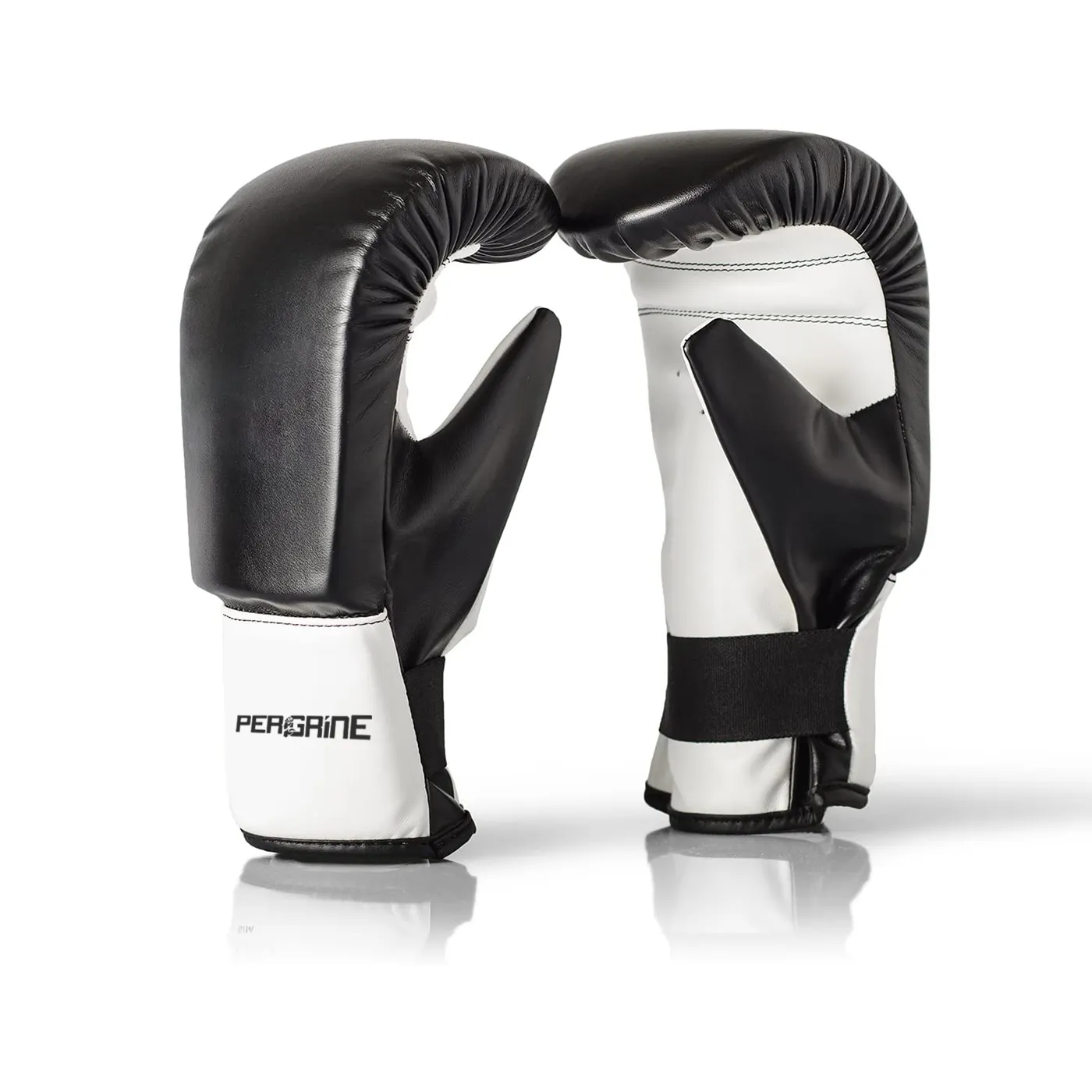 قفازات تصميم مخصص لتدريب الملاكمة من الجلد الأسود للياقة البدنية أحمر مخصص قفازات ملونة MMA