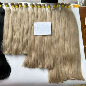 ผมตรงสีบลอนด์สำหรับต่อผมมนุษย์ผมคนแบบมีหนังกำพร้าตรงตามธรรมชาติ - Product Image 3