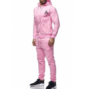 Venta al por mayor de fábrica, conjuntos de forro polar deportivo personalizado para hombre, chándal acampanado ajustado y de gran tamaño lavado con ácido para invierno, precio barato - Product Image 5