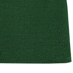 Gorro de Punto Jacquard Personalizado, Color Verde Oscuro, Cálido para Invierno, Suave, Elástico, Estilo Slouchy, Unisex, OEM, Marca Privada, Venta al Por Mayor - Product Image 4