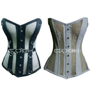 Corset en coton noir à mailles fines personnalisé - Product Image 6