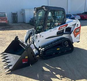 รถตักล้อยาง BOBCAT T450 มือสอง พร้อมบุ้งกี๋หน้า เครื่องยนต์ดีเซล ขนาดกะทัดรัด เหมาะสำหรับงานก่อสร้าง ฟาร์ม และขนย้ายวัสดุ ขาย - Product Image 3