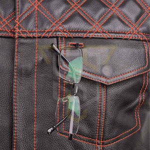 Gilet de motard sans manches de haute qualité pour hommes hiver meilleure qualité en cuir sport travail Logo vêtements d'extérieur gilets chauds gilets - Product Image 3