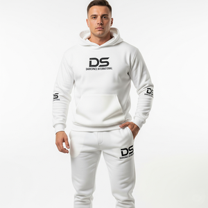 Servicio OEM Personalizable, Conjunto Deportivo para Hombre 100% Algodón, Sudadera con Capucha de Alta Calidad, Estampado Serigrafiado, Estilo Casual para Otoño - Product Image 6