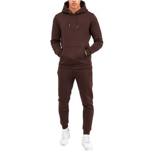 Ensemble de survêtement pour hommes en gros Sweat à capuche avec fermeture éclair complète et pantalon Sportswear Jogging Gym Fitness Outfit Athletic Wear Casual Streetwear - Product Image 1