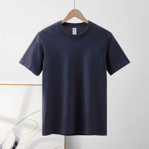 T-shirt en coton imprimé avec logo personnalisé uni T-shirt uni vierge pour hommes avec logo - Product Image 5