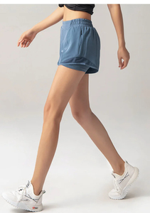 2025 femmes Sport Double couche course Gym Fitness entraînement été Jogging vêtements de sport shorts de Sport pour femmes shorts pour femmes - Product Image 5