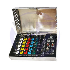 Kit de taladro helicoidal para implantes dentales de 30 piezas con tapón, taladros universales de control de profundidad de acero inoxidable para cirugía de implantes - Product Image 2