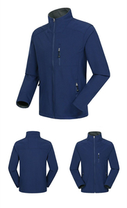 Chaqueta Softshell para Hombre al por Mayor, Cortavientos, Impermeable, Transpirable, Reversible, de Secado Rápido, con Logotipo Personalizable, Cremallera, para Exteriores - Product Image 5