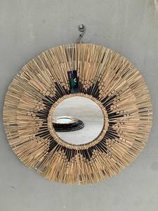 Premium Handcrafted Rattan <b>Mirror</b> Modern Rustic Wall Decoration Vietnam Handmade Home Accessories - Product Image 5